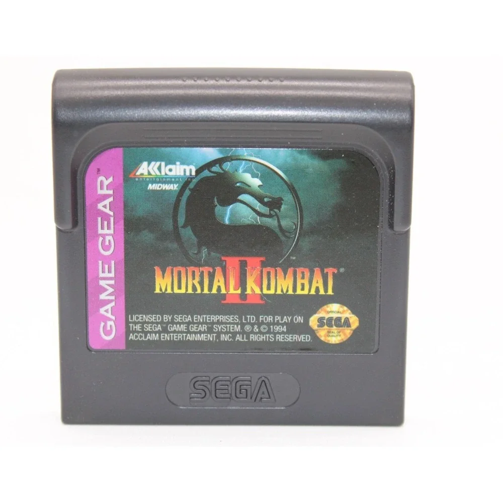 Mortal Kombat II 2 Sega Game Gear 1994 Cartridge (game only) EUC